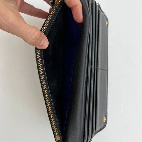 Henri Bendel navy double sided wallet - Picture 5 of 6